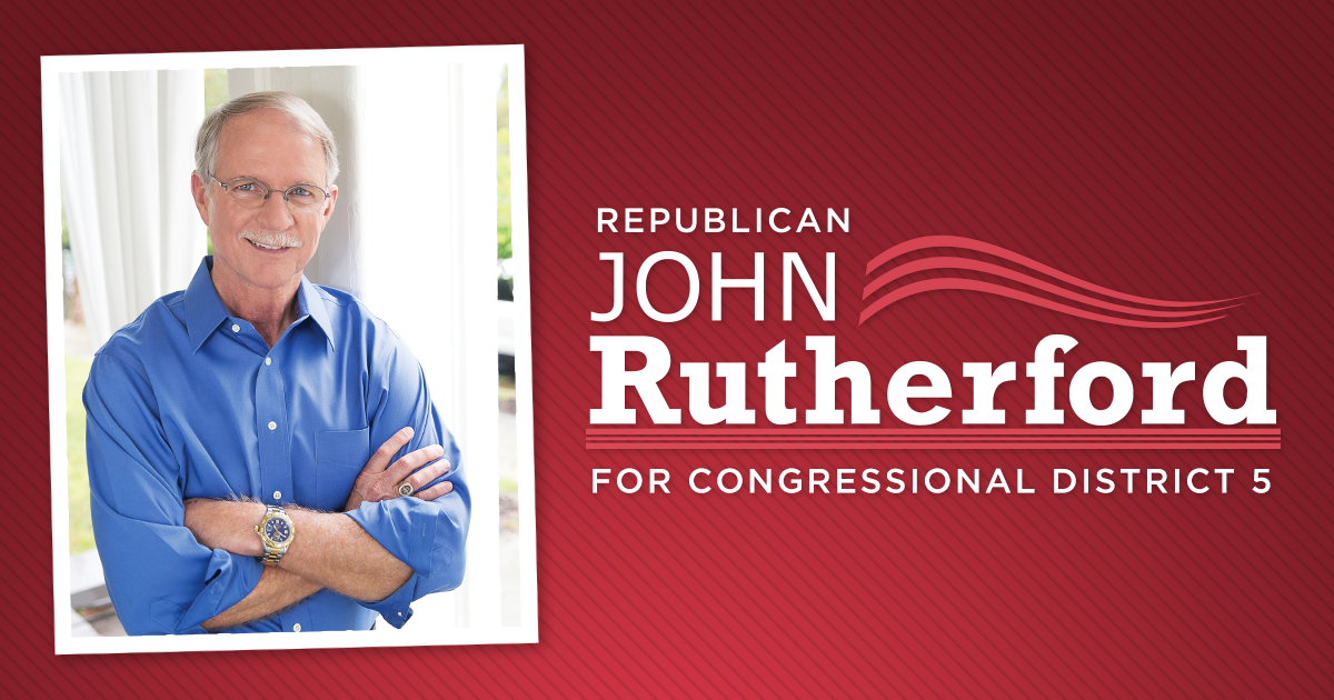 Republican John Rutherford for Congressional District 5